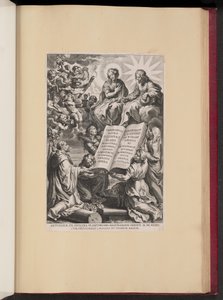 Titelseite für Ludovicus Blosius, Opera von Cornelis Galle I after Sir Peter Paul Rubens
