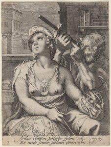 Astronomie von Cornelis Jacobsz Drebbel, after Hendrik Goltzius