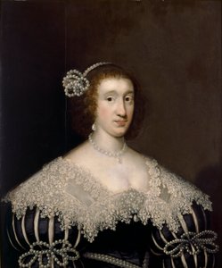 Porträt einer unbekannten Dame, 17. Jahrhundert von Cornelis Janssens van Ceulen