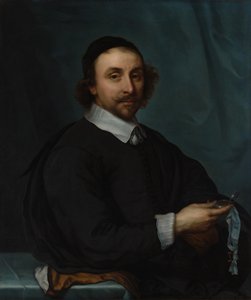 Porträt eines Mannes mit einer Uhr, 1657
