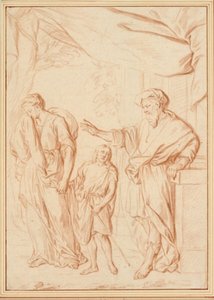 Die Vertreibung der Hagar von Cornelis Joseph d