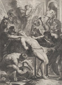 Das Martyrium des heiligen Laurentius, ca. 1640-70 von Cornelis Meyssens.