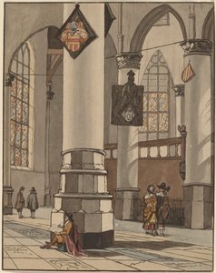 Kircheninneres von Cornelis Ploos van Amstel