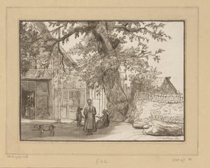 Gasthaus in Anrath von Cornelis Ploos van Amstel