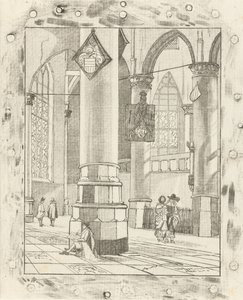 Kircheninterieur von Cornelis Ploos van Amstel