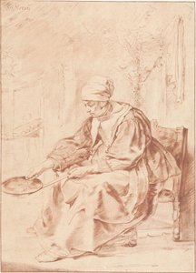 Pfannkuchenbäckerin von Cornelis Ploos van Amstel