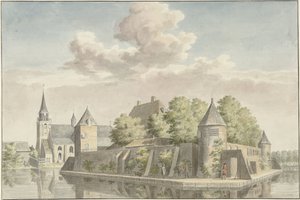 Der Hof von Putten und die Kirche von Geervliet