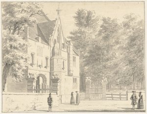Hinterer Teil der Grote Kerk in Edam von Cornelis Pronk