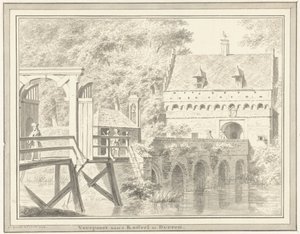 Vortor des Schlosses in Buren von Cornelis Pronk