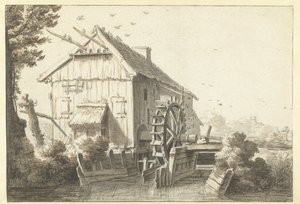 Wassermühle von Cornelis Saftleven (attributed to)