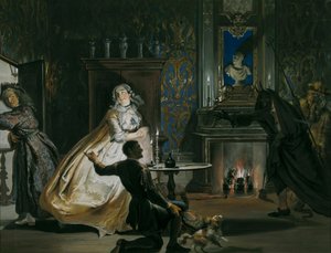 Kapitän Ulrich oder Gier vereitelt: Verkleidet, vertreiben Godefroy und sein Diener Kapitän Ulrich, 1738
