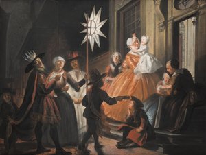 Singen um den Stern in der Zwölften Nacht