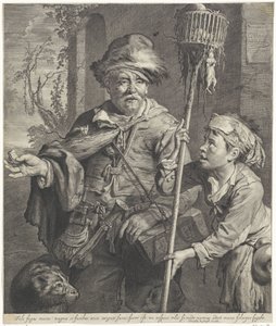 Der Rattenfänger mit seinem Knecht