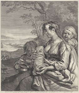 Heidin (Spondeo divitius pauper (...) verba dedissi) von Cornelis Visscher (II)