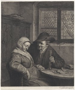 Altes Paar von Cornelis Visscher (II)