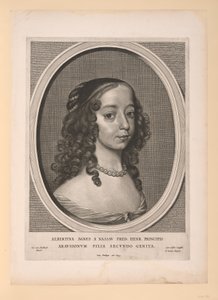 Albertine Agnes, Prinzessin von Oranien Nassau, aus Neun Porträts