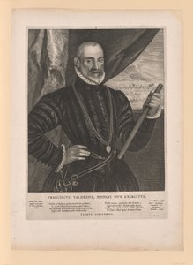 Francisco Valdes, spanischer Kommandant, aus Quatuor Personae von Cornelis Visscher