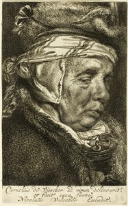 Kopf einer alten Frau (sogenanntes Porträt von Visschers Mutter)
