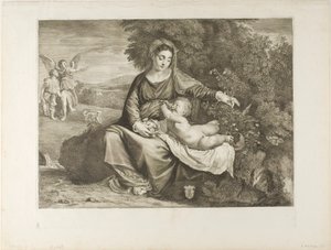 Madonna und Kind von Cornelis Visscher