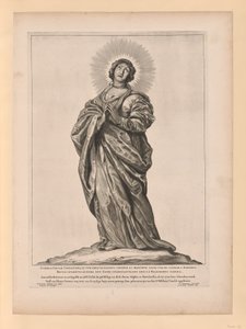 Heilige Cunera, aus Heilige des Nord- und Süd-Niederlande von Cornelis Visscher