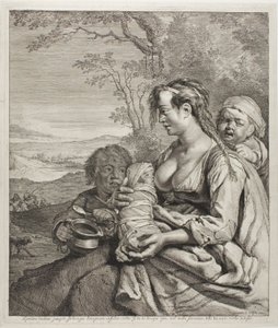 Die böhmische Frau von Cornelis Visscher