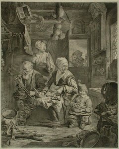 Der Pfannkuchenbäcker von Cornelis Visscher