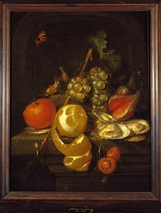 Stillleben mit Früchten und Austern, Mitte der 1650er Jahre