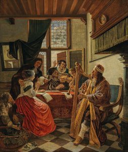 Musizierende Gesellschaft in einem Innenraum, 1670er Jahre