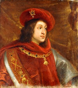Porträt von Philipp I. von Spanien, Brustbild, mit dem Orden vom Goldenen Vlies von Cornelis de Vos