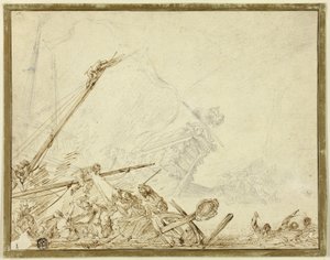 Schiffswrack von Cornelis de Wael