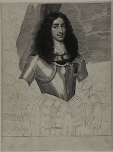 Karl II., König von England von Cornelis van Dalen II