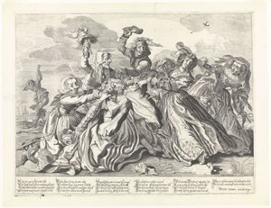 Der Kampf um die Hose von Cornelis van Kittensteyn