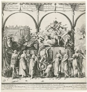 Triumphzug von Wilhelm von Oranien, Platte a
