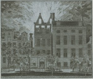 Brand des Amsterdamer Schouwburg, 1772 von Cornelis van Noorde
