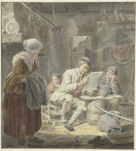 Der Zeitungsleser von Cornelis van Noorde