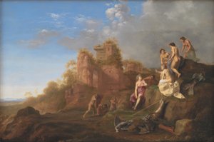 Diana und ihre Nymphen von Cornelis van Poelenburch