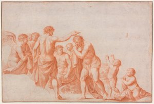 Die Taufe Christi von Cornelis van Poelenburgh