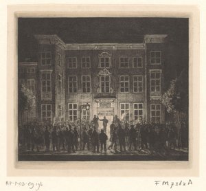 Begräbnis der Delfter Akademie, 30. Juni 1864