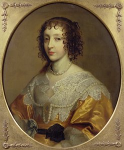 Porträt von Henrietta Maria (1609-69), Königin Gemahlin von Karl I. von Großbritannien und Irland