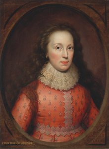 Martha Temple, Lady Penyston (1595-1620) von Cornelius Johnson