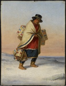 Der Korbverkäufer von Cornelius Krieghoff