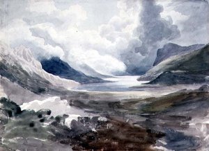 Llyn Gwynant, Nordwales von Cornelius Varley
