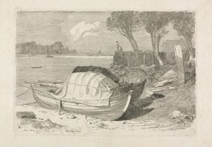 Zwei gestrandete Fischerboote, 1809