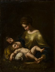 Die Madonna und das Kind von Correggio