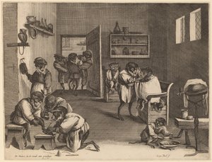 Der Friseursalon der Affen