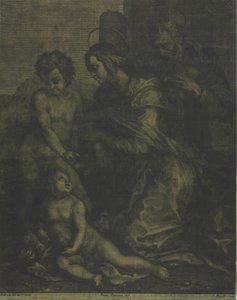 Die Heilige Familie mit dem Heiligen Johannes von Cosimo Mogalli