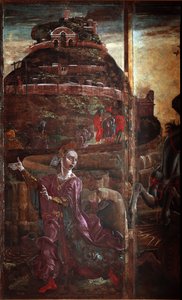 St. Georg und der Drache, Detail der Prinzessin