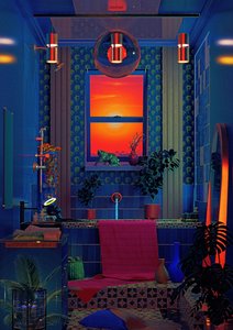 Sonnenuntergangs-Träumerei