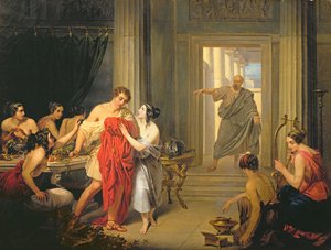 Alkibiades unter den Hetären