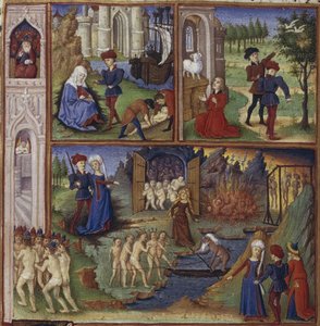 Illustration für das Epos Die Aeneis von Vergil, 1450-1499